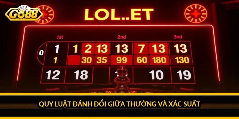 Kinh nghiệm chơi roulette online: hiểu cược và tỷ lệ nhà cái 2 Quy luật đánh đổi giữa thưởng và xác suất